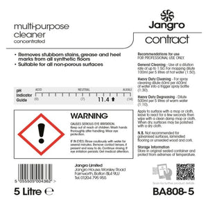 Jangro Contract Multi Purpose Cleaner 5L – BA808-5 | Powerful Surface Cleaning