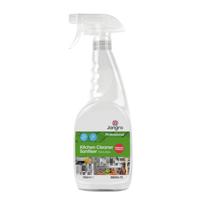 Jangro Kitchen Cleaner Sanitiser Odourless 750ml - BB004-75 | Food Safe & EN1276 Compliant
