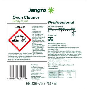 Jangro Oven Cleaner 750ml - BB036-75  | Powerful Grease & Carbon Remover