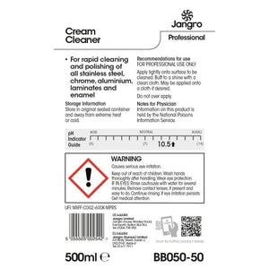 Jangro Cream Cleaner 500ml - Powerful Kitchen & Surface Polish | BB050-50