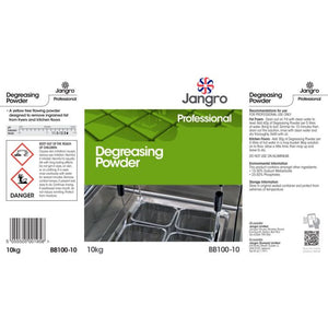Jangro Degreasing Powder 10KG - Heavy Duty Industrial Cleaner | BB100-10