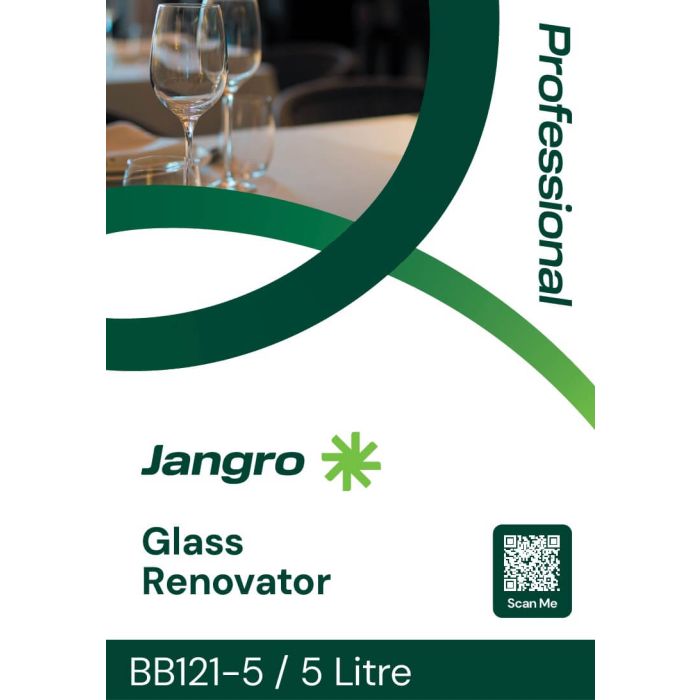 Jangro Glass Renovator 5L | BB121-5 | Restores Sparkle to Glassware