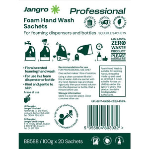 Foam Hand Wash Sachets x20 BB588 - JRO-SBH-5G-FM-SP20