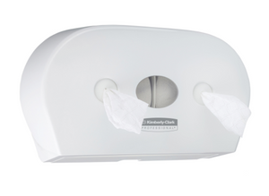 KC7186 Scott Control Centrefeed twin toilet tissue dispenser - WHITE