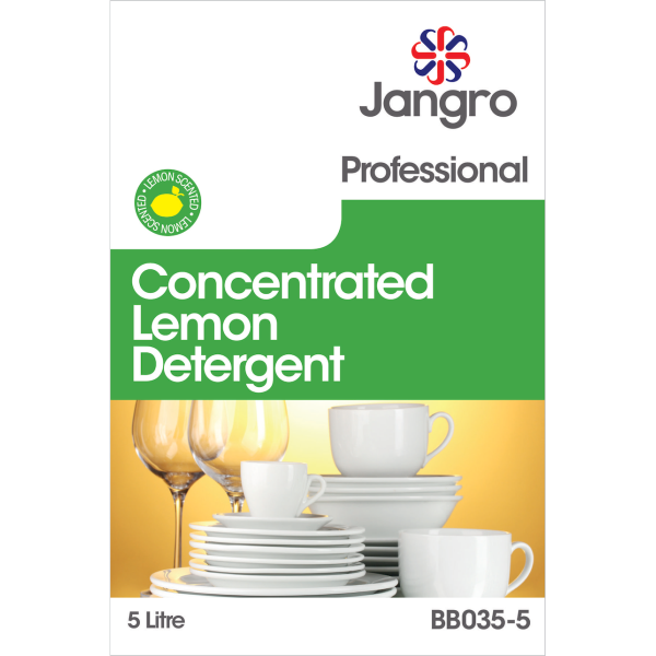 Jangro 20% Concentrated Lemon Detergent 5L BB035-5 - 800-172-0005