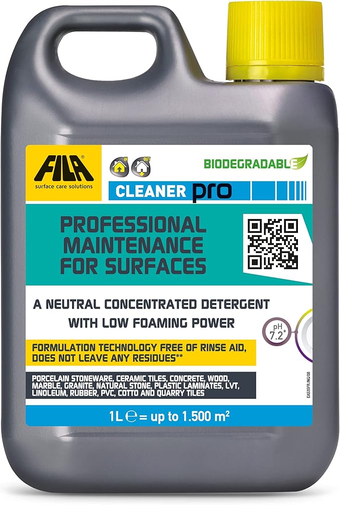 FILA Cleaner Pro Concentrated Neutral 1L Tile and Hard Floor Cleaner