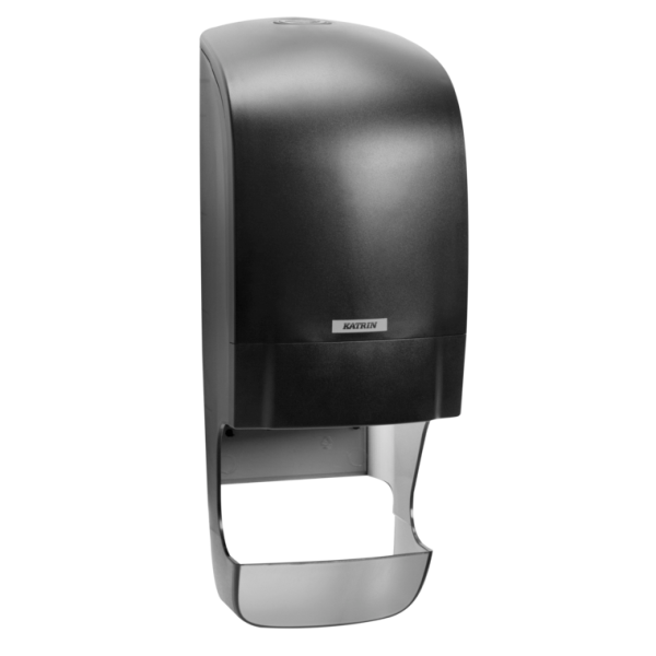 Katrin System Toilet Dispenser With Core Catcher - Black - 92049/ 77472
