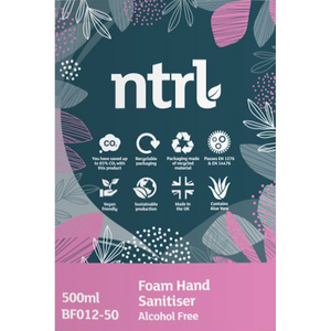 Jangro NTRL Foam Hand Sanitiser Alcohol Free 500ml - BF012-50