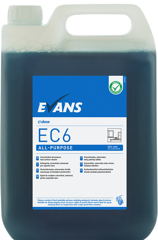 EC6 All Purpose - All Purpose Hard Surface Cleaner 5Ltr - A033EEV2