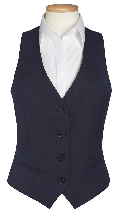 Waldorf Ladies WaistcoatNavy Blue 12R
