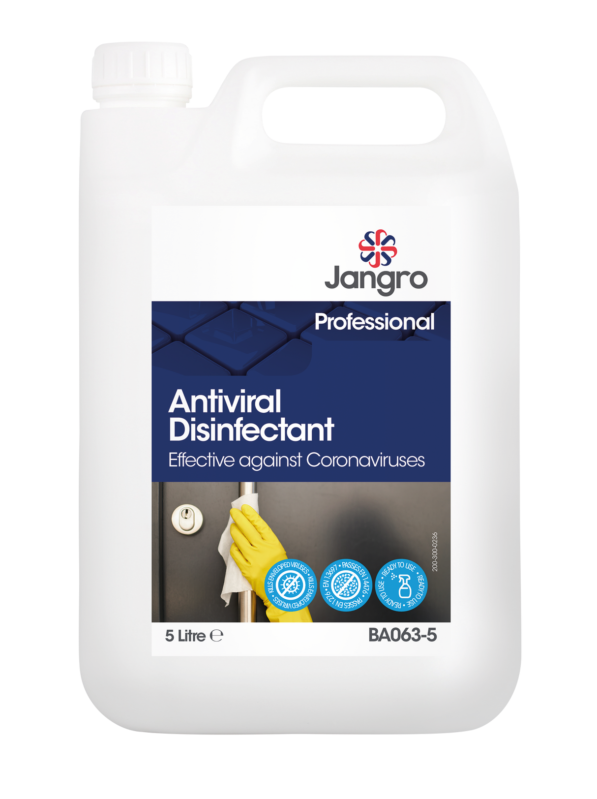 Jangro Antiviral Disinfectant 5L - Ready to Use | Kills 99.99% of Germs | BA063-5