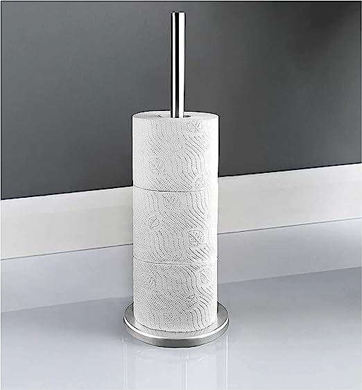Stainless Steel Free Standing Toilet roll holder