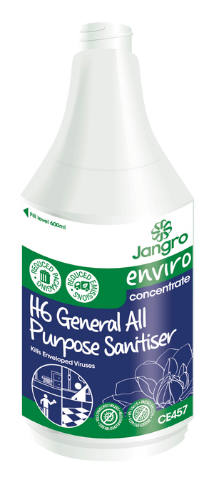 Jangro Enviro H6 Bottle All PurposeSanitiser CE457