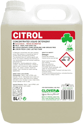 Citrol Washing Up Liquid Citrus Detergent 5L