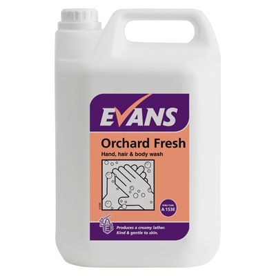 *Discontinued*Evans Orchard Fresh Hand Hair & Body Wash Liquid 5L