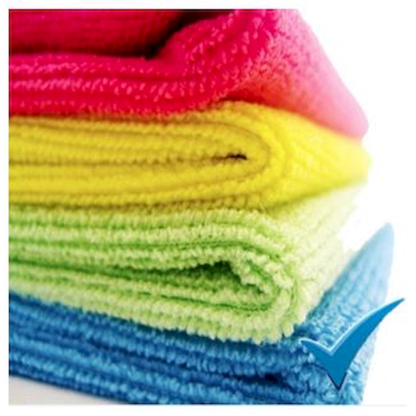 Jangro Microfibre Green Single Cloth 40x40cm CG106-G1 - MIC 07 G 230GSM