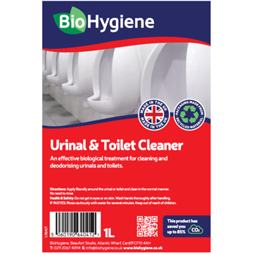 BioHygiene Toilet Cleaner Dosing Pouch 1.5L | Eco-Friendly Concentrated Washroom Cleaner