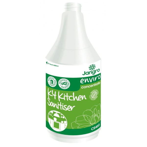 Trigger Bottle For Enviro K4 Kitchen Sanitiser CE472