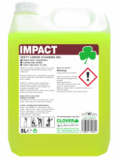 Clover Impact Zesty lemon cleaning gel 5L