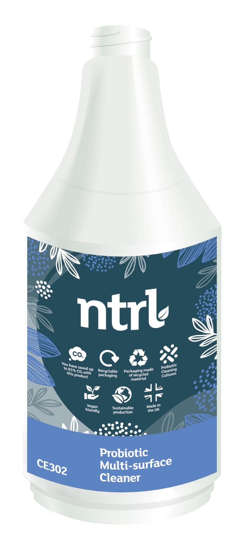 Empty trigger bottle for Jangro ntrl Probiotic Multisurface Cleaner - CE302
