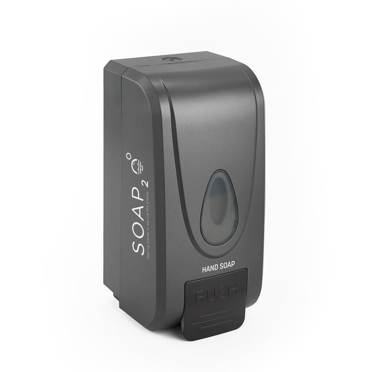 SOAP2o Midnight Black 800ml Manual foam soap dispenser