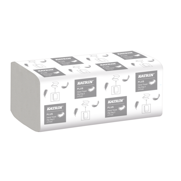 Katrin Plus Hand Towel Zig Zag 4000 Pack AE254 - 35311