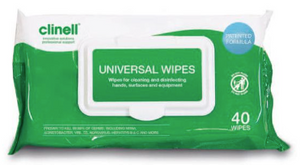 Clinell Universal SanitisingWipes 40 pack EA562
