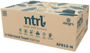 Jangro NTRL V-Fold Hand Towel Narrow 2ply 4000(20x200) - AF012-N