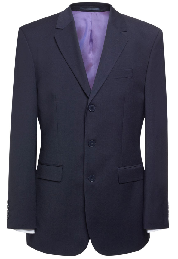 Imola Classic Fit 3 Button Jacket Navy Blue 42R
