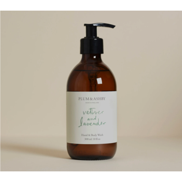 Plum & Ashby Vetiver & Lavender Hand & Body Wash 300ml
