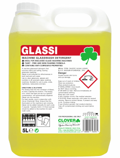 Clover Glassi machine glass wash detergent 5L