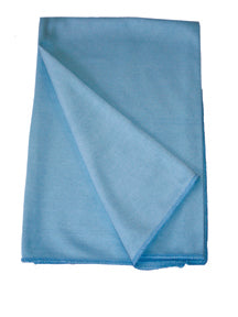 Microfibre Scrim Window Cloth Blue Single 80x62cm