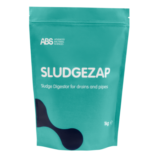 SLUDGEZAP 1kg powder in a pouch