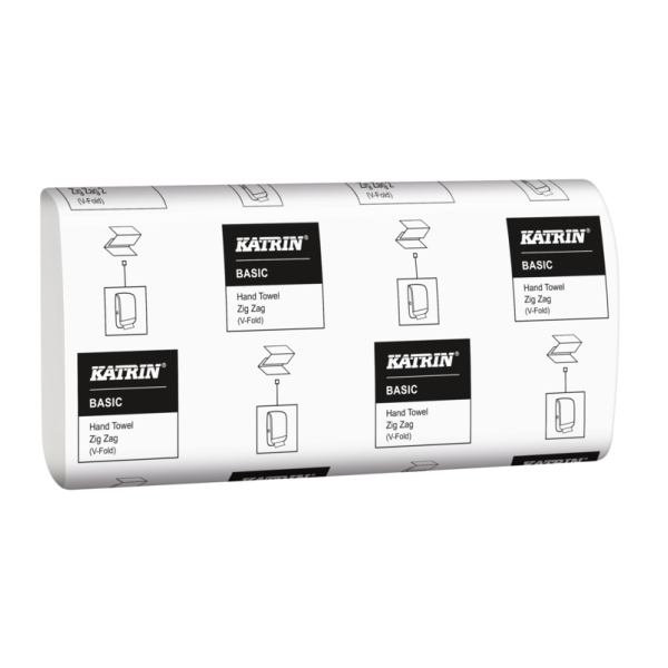 Katrin Basic Hand Towel Zig Zag Natural 100669 Case 5000