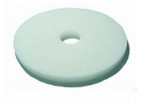 Jangro 17" Floor Pad White HG117-W - 102701