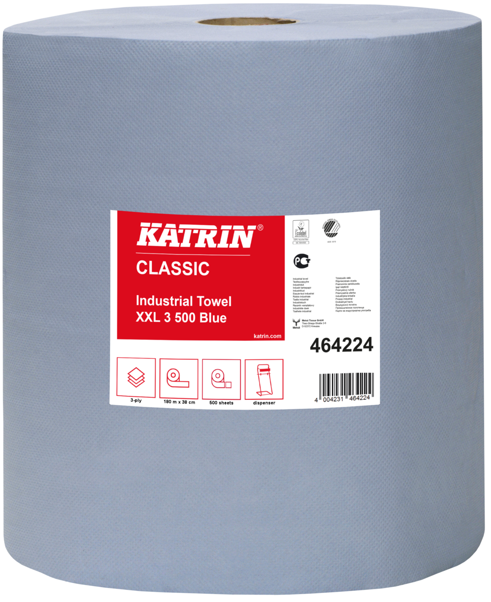 Katrin Industrial Wiper XXL3ply 500sheet AF231 464224