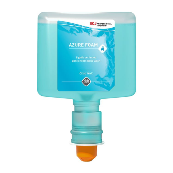 Deb Azure Foam Wash Hand Cleanser 6x 1L BN086 AZU1L