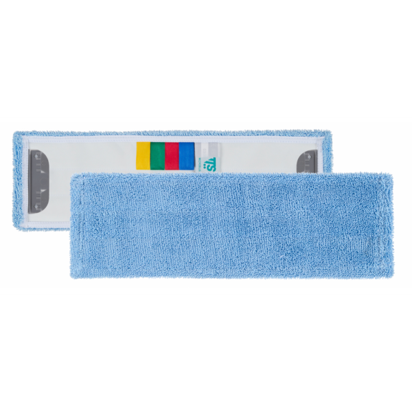TTS Microblue Mop for Uni System 40 cm Light Blue with tabs
