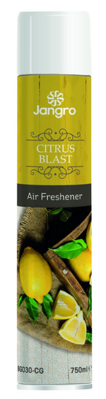 Jangro Blast Aerosol Citrus 750ml - BG030-CG | Air Freshener Spray