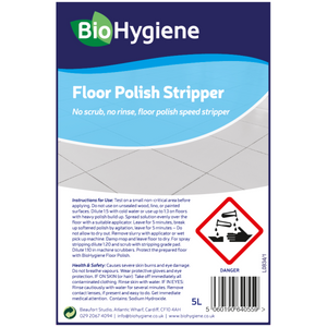 BioHygiene Floor Stripper 5L | Eco-Friendly Polish Removal for Hard Floors