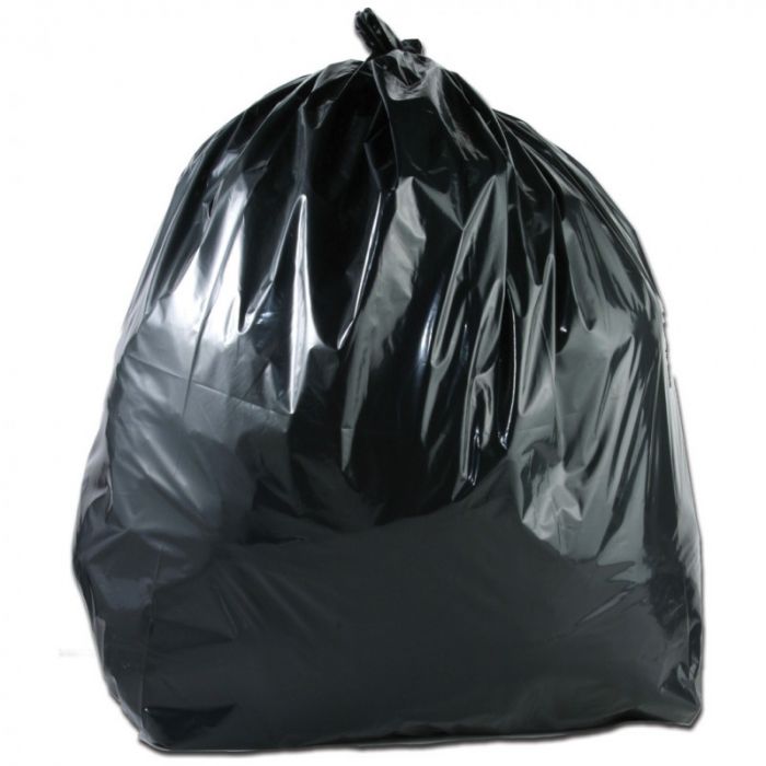 Jangro Contract Refuse Black Sack 18x29x38"x 200 5kg CM821-38