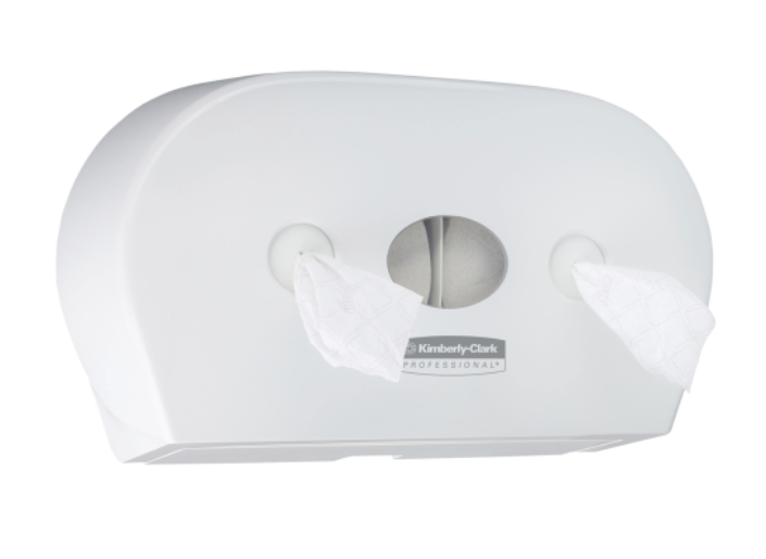 KC7186 Scott Control Centrefeed twin toilet tissue dispenser - WHITE