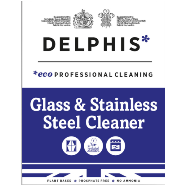 Delphis Eco Glass and Stainless Steel Cleaner 5L