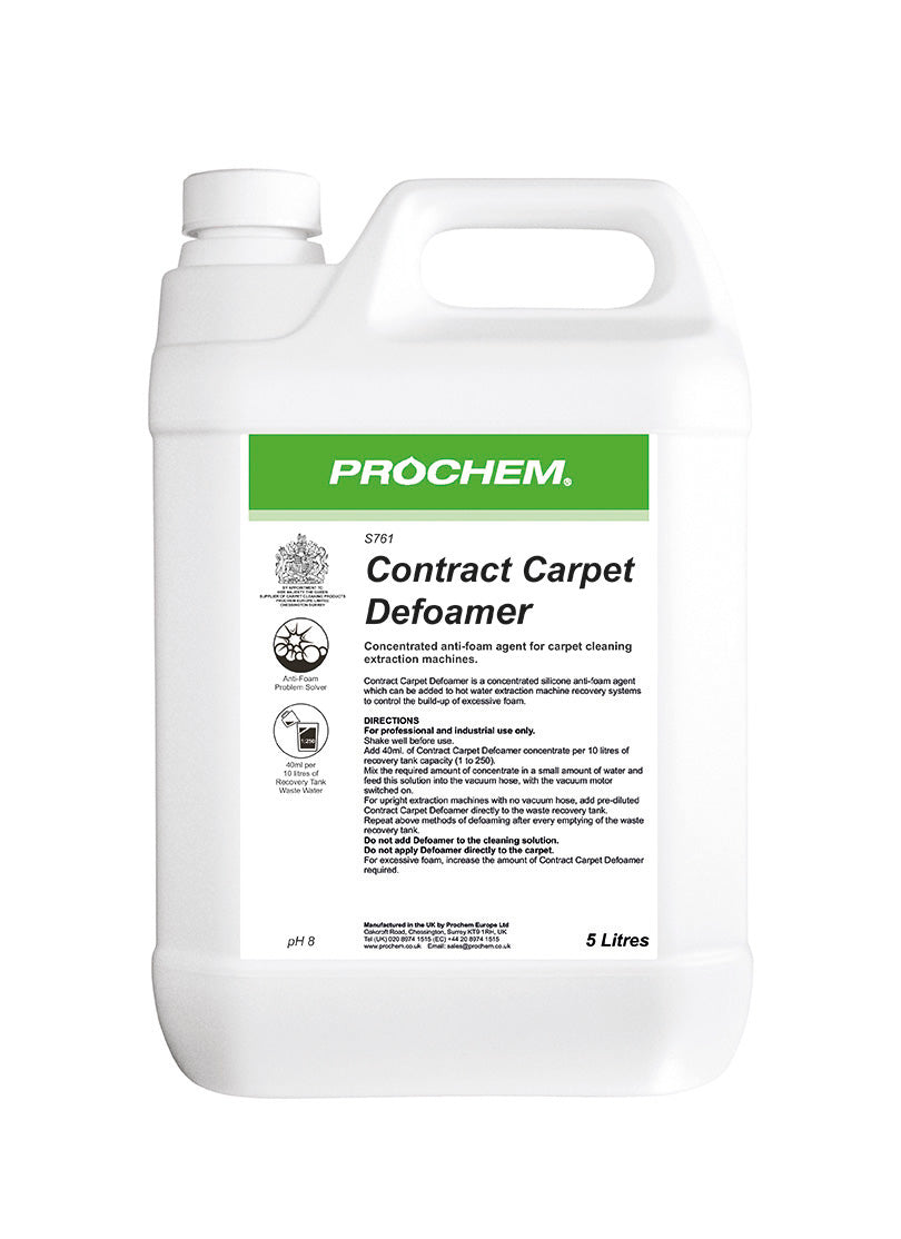 Contract Carpet Defoamer 5 Litre s761-05