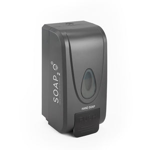 SOAP2o Midnight Black 800ml Manual foam soap dispenser
