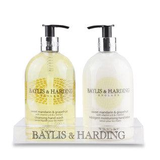 Baylis & Harding Mandarin & Grapefruit Twin Set Wash Lotion