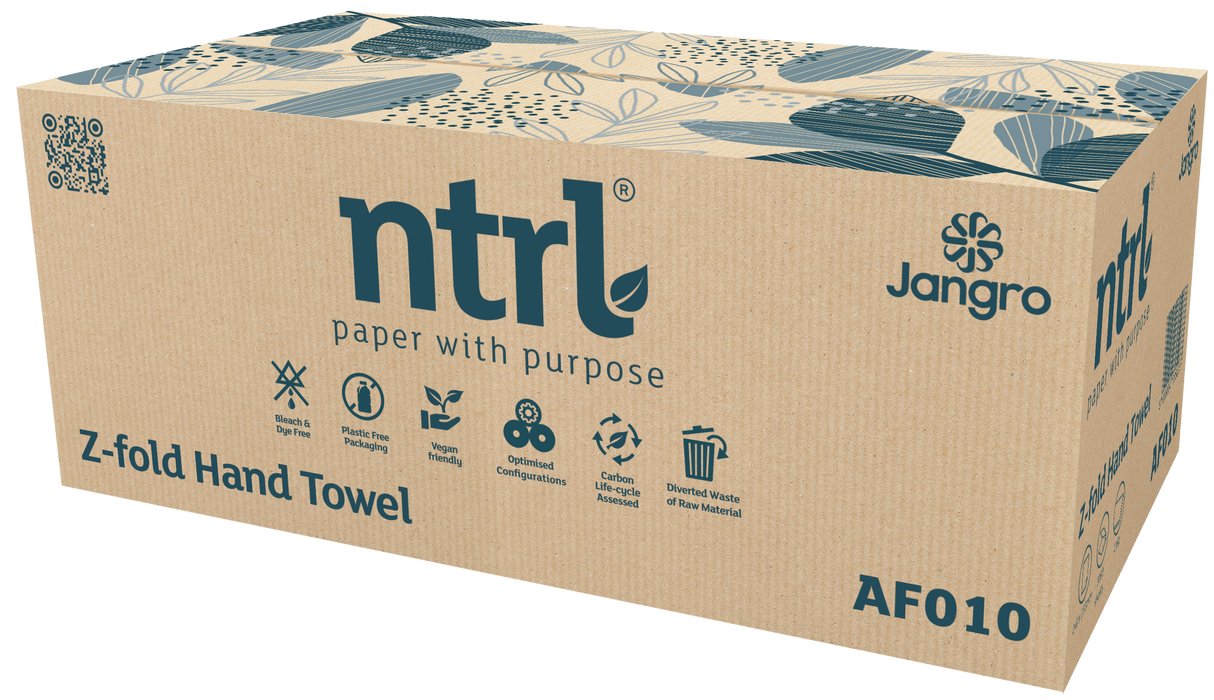Jangro NTRL Z-Fold Hand Towel 2ply 3000 (20x150) - AF010