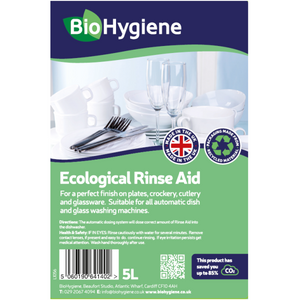 BioHygiene Ecological Rinse Aid 5L - Streak-Free Finish & Eco-Friendly