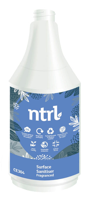 Empty trigger bottle for Jangro ntrl Surface Sanitiser Fragranced - CE304