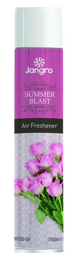 Jangro Blast Aerosol Summer Flowers 750ml - BG030-SF | Air Freshener Spray
